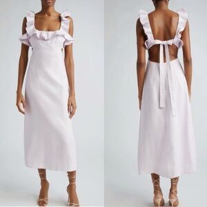 Zimmermann Frill Midi Dress | Lilac